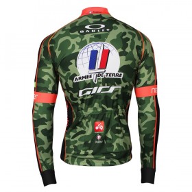 Maillot vélo 2018 Armee De Terre Manches Longues N001